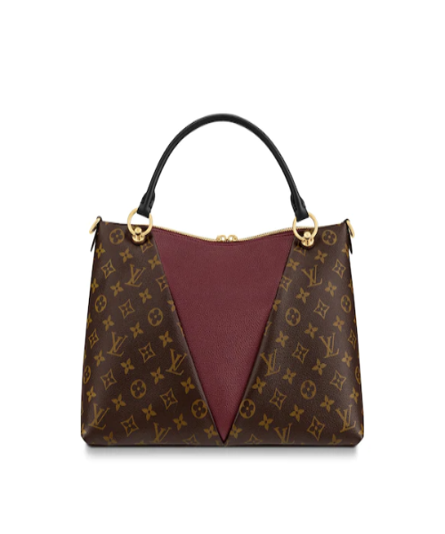 LV V Tote MM Monogram Bordeaux