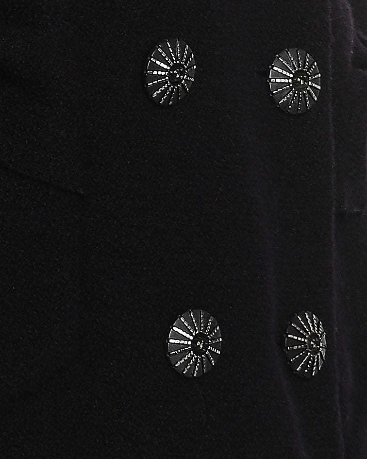 Chanel Navy Tweed Long Sleeve Tweed Jacket with Bows Pocket Detail Size FR 42 (UK 14)
