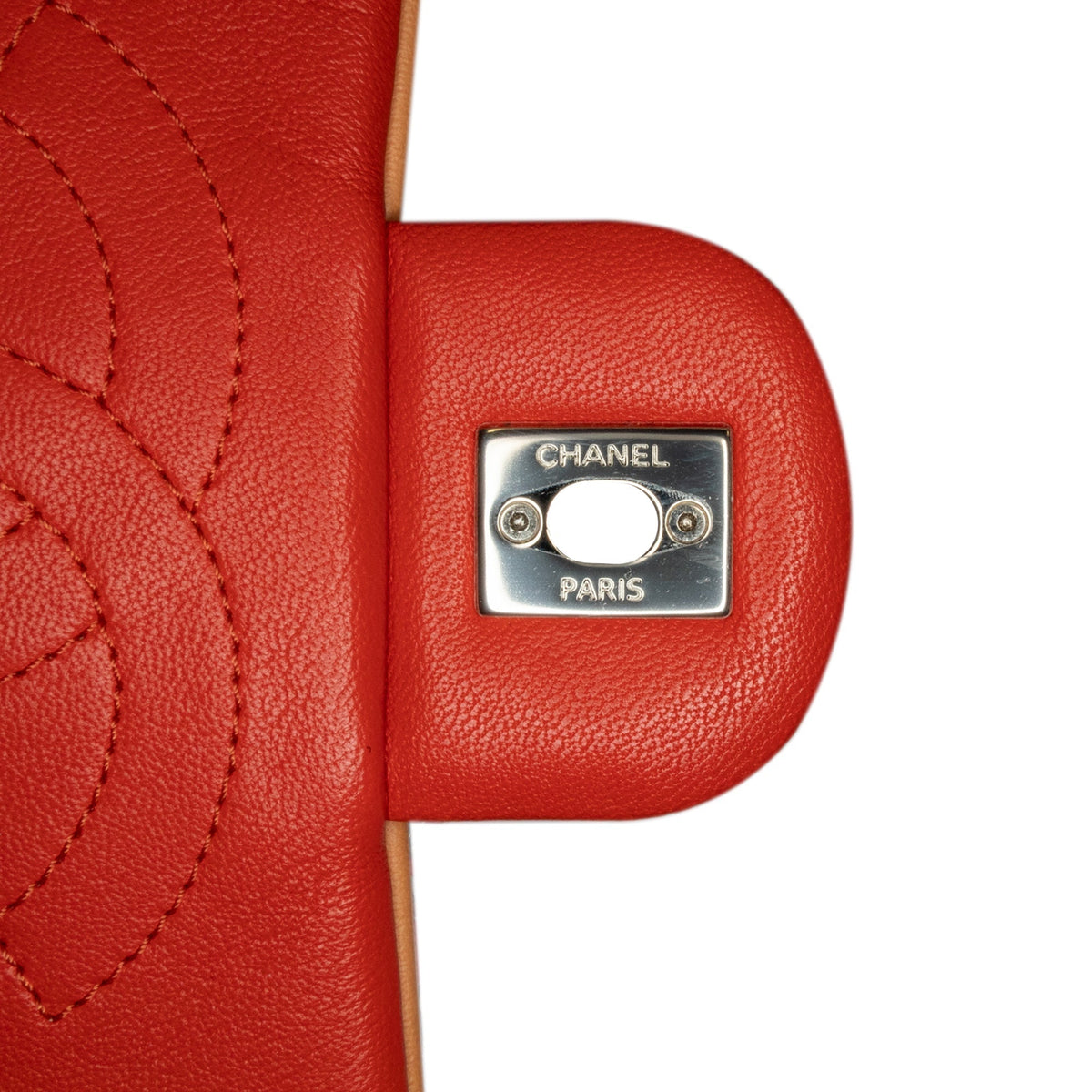 Top Quality Chanel Medium Quilted Lambskin Cuba Color New Red