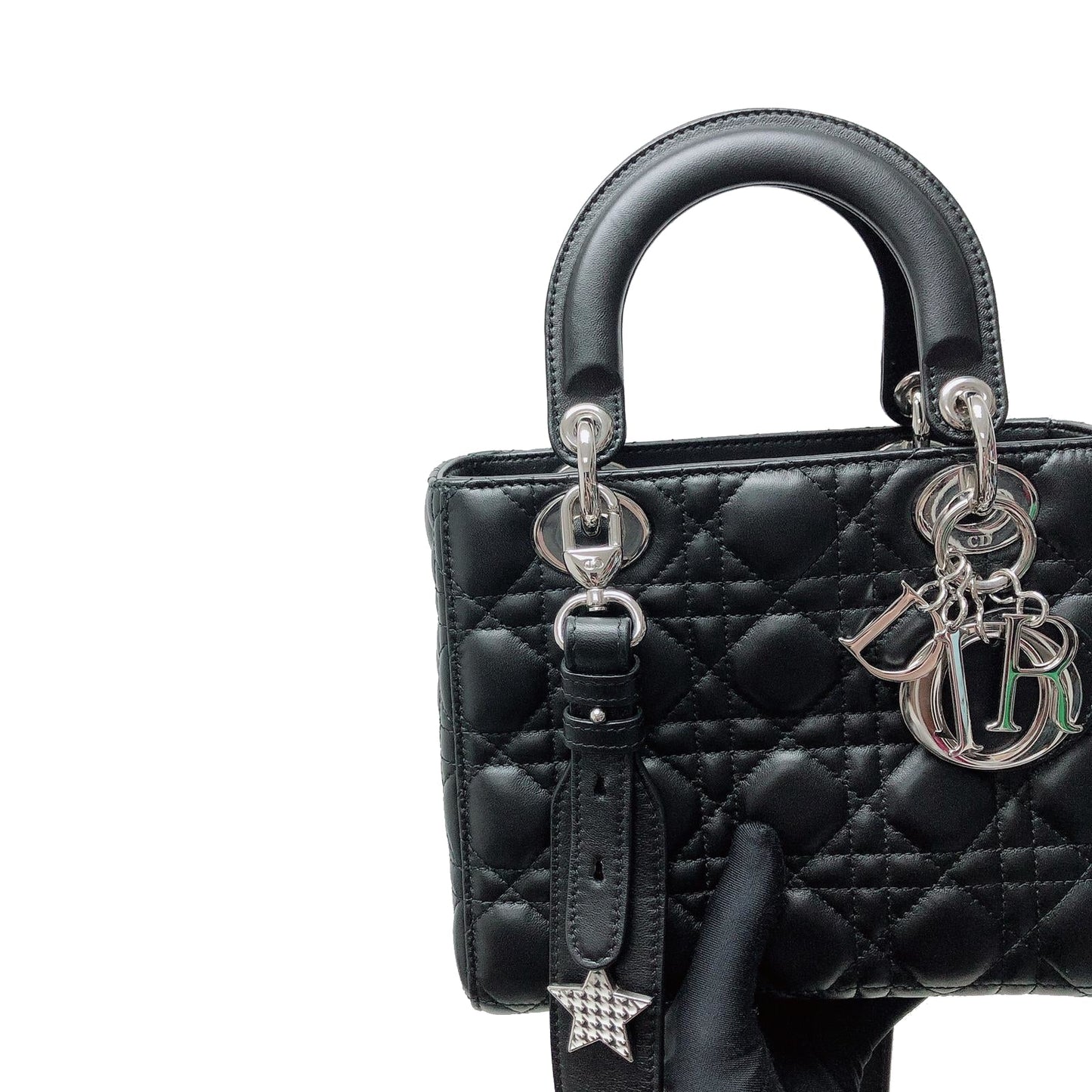 My Lady Dior Bag Black SHW