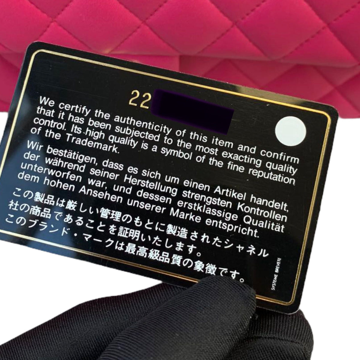 Classic Flap Medium Lambskin Pink GHW