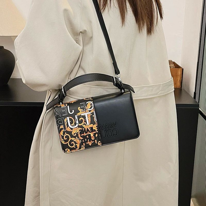 Versace Crossbody Shoulder Bag – Timeless Luxury (Black-2)