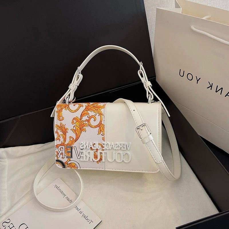 Versace Crossbody Shoulder Bag – Timeless Luxury (White-2)