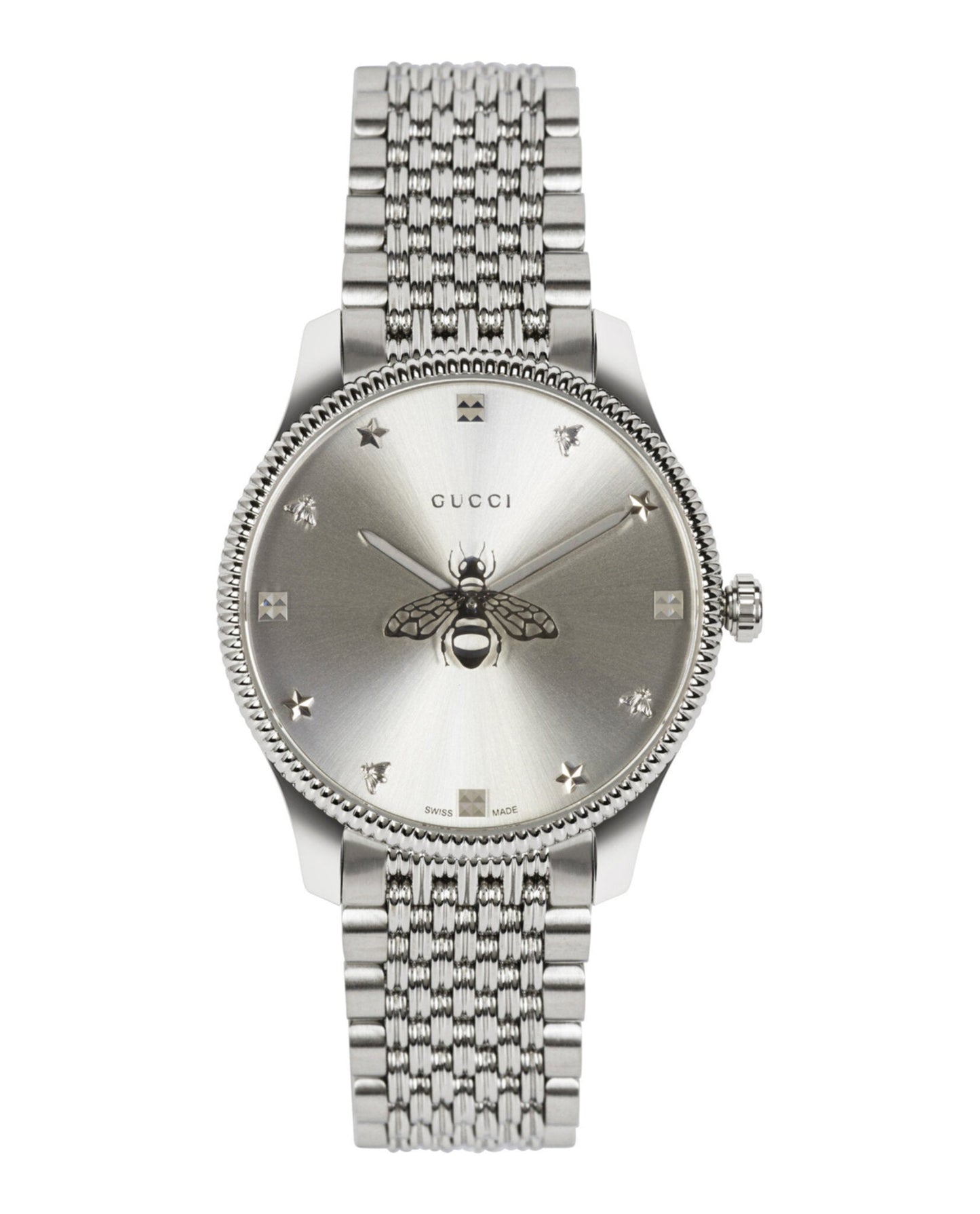 Gucci Womens Stainless Steel 36mm Bracelet Fashion Watch