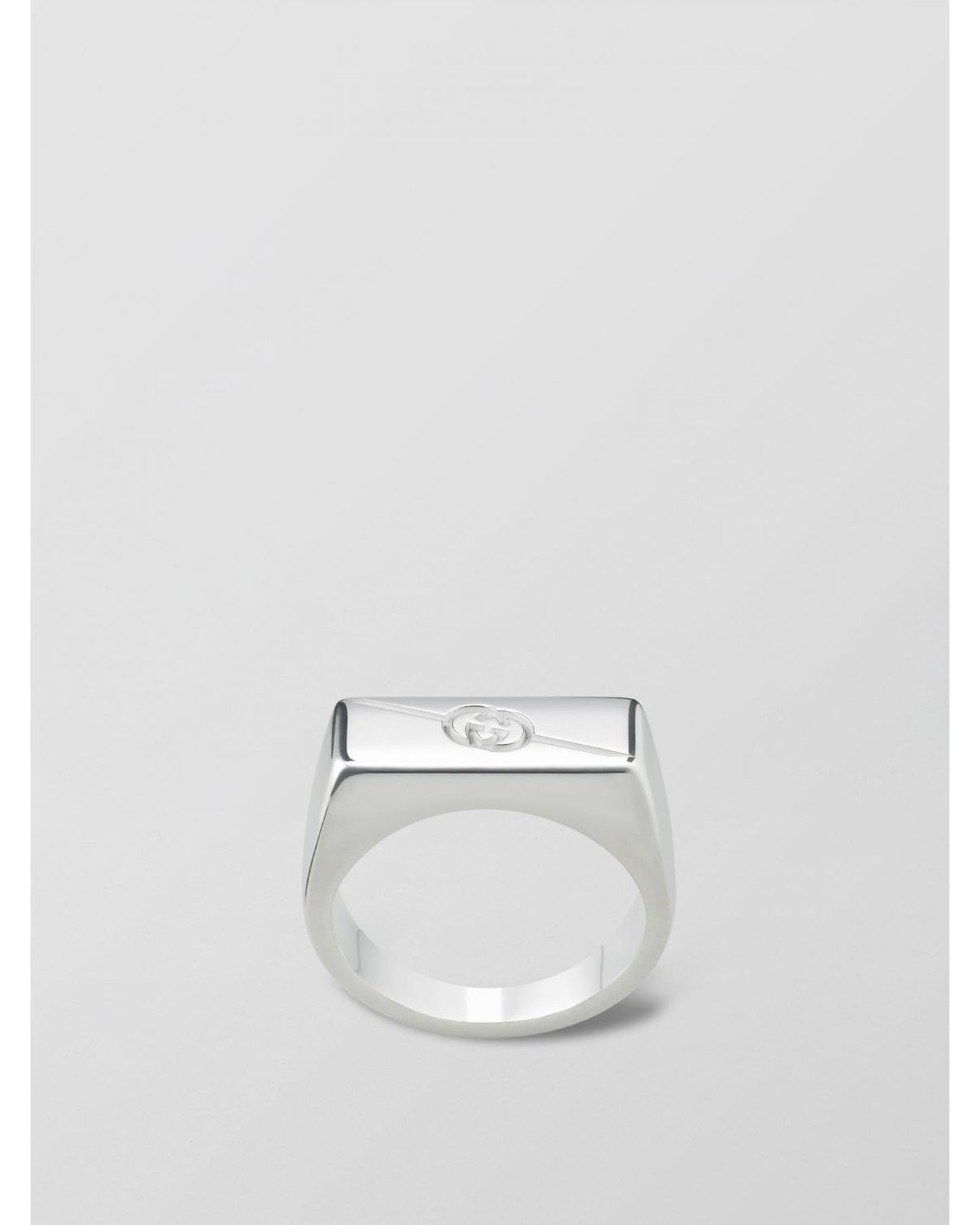Gucci Signet Ring Women Silver Jewelry
