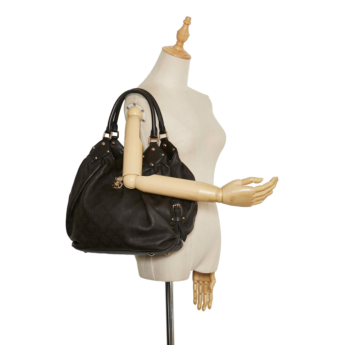 Louis Vuitton Shoulder Bag Brown Monogram Mahina