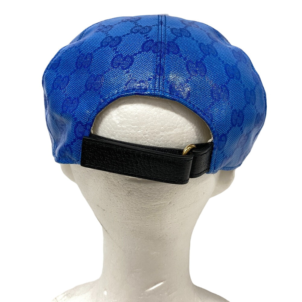 GUCCI cap 724833 4HAUU cotton blue Adidas XL 60 polyamide(Unisex) XL 60cm Used