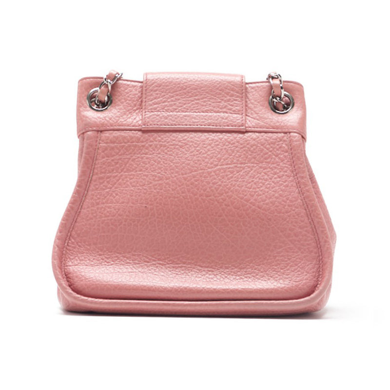 CHANEL 2.55 Lock Chain Shoulder S Pink (Silver G ) Shoulder Bag Mini Shoulder Bag Bag Hybrid 【 Delivery】 Netherlands Online