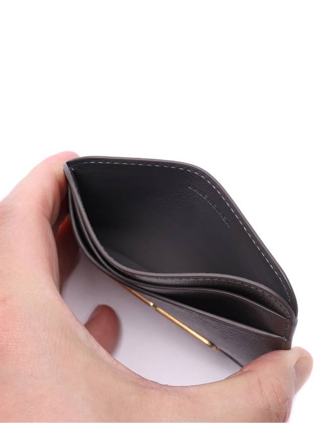 Luxury Balenciaga Gossip BB Logo Card Wallet Grey