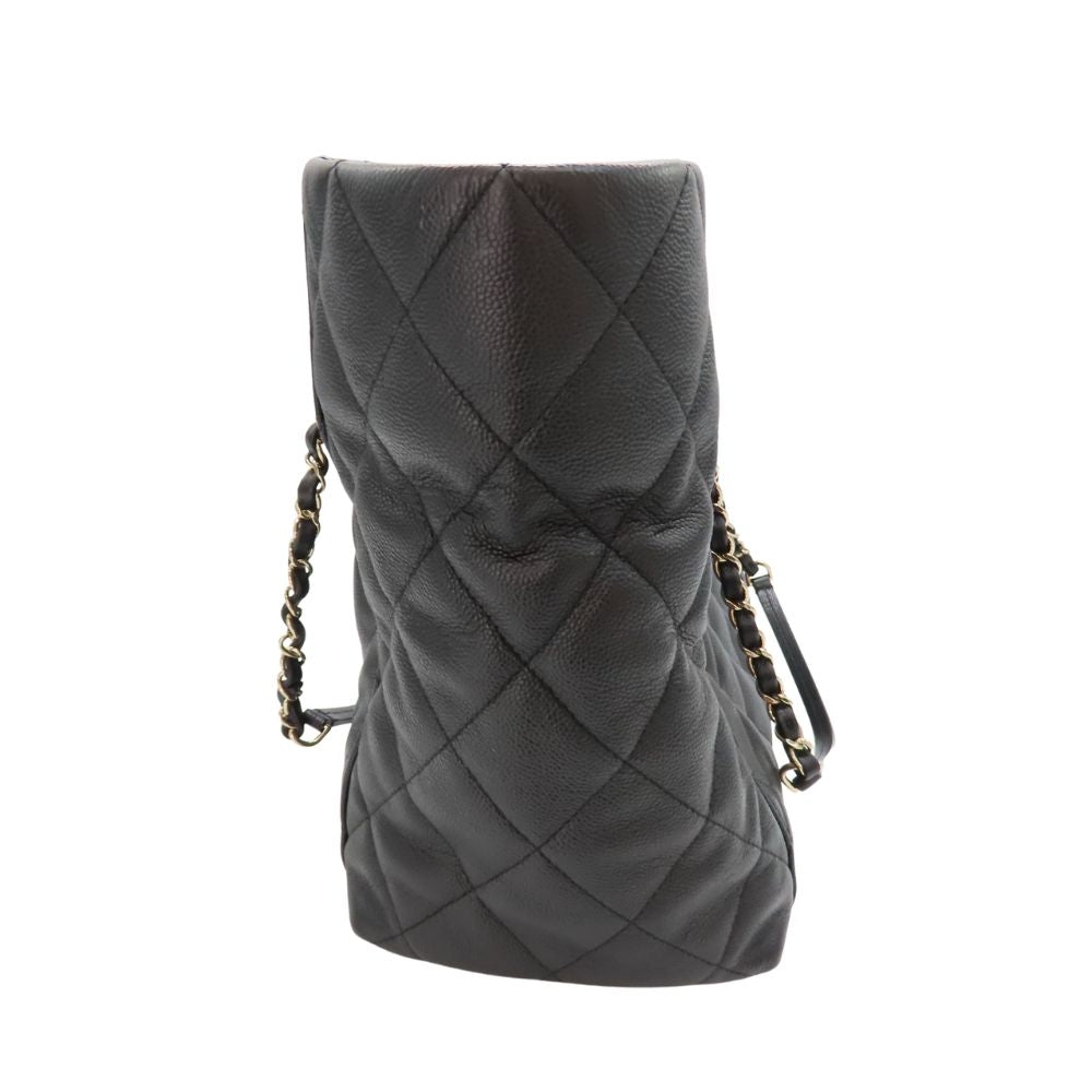 Chanel Chain Tote Bag Caviar Tote Bag