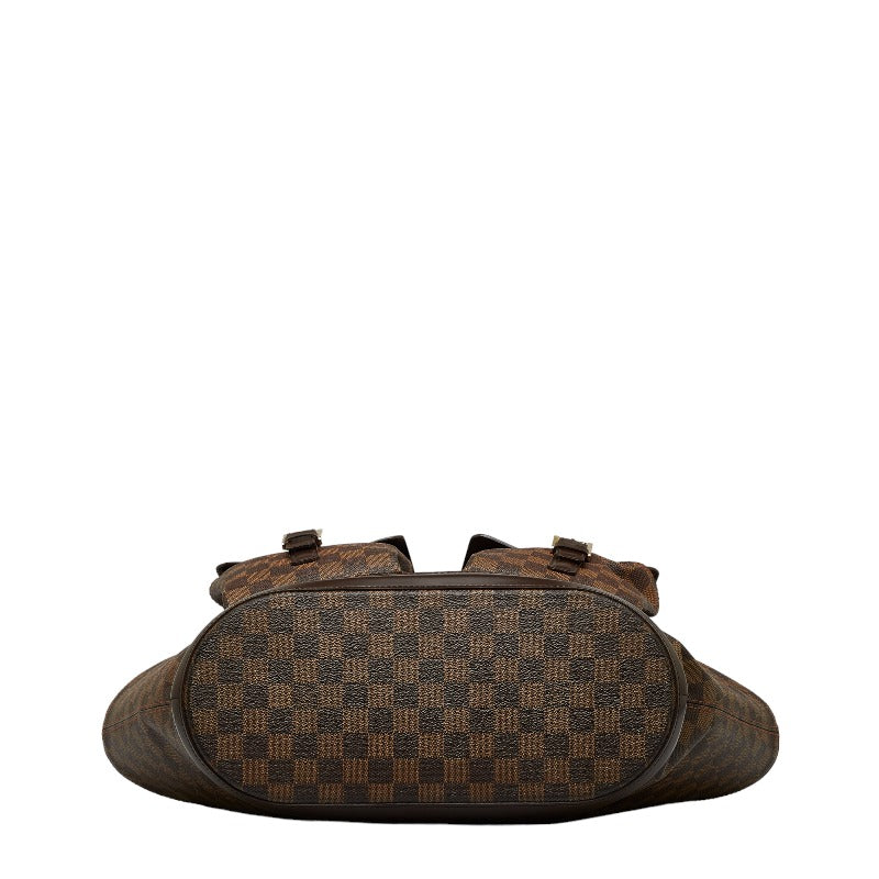 Louis Vuitton Manosque GM Tortured Bag N51120 Eve Brown PVC Leather Louis Vuitton
