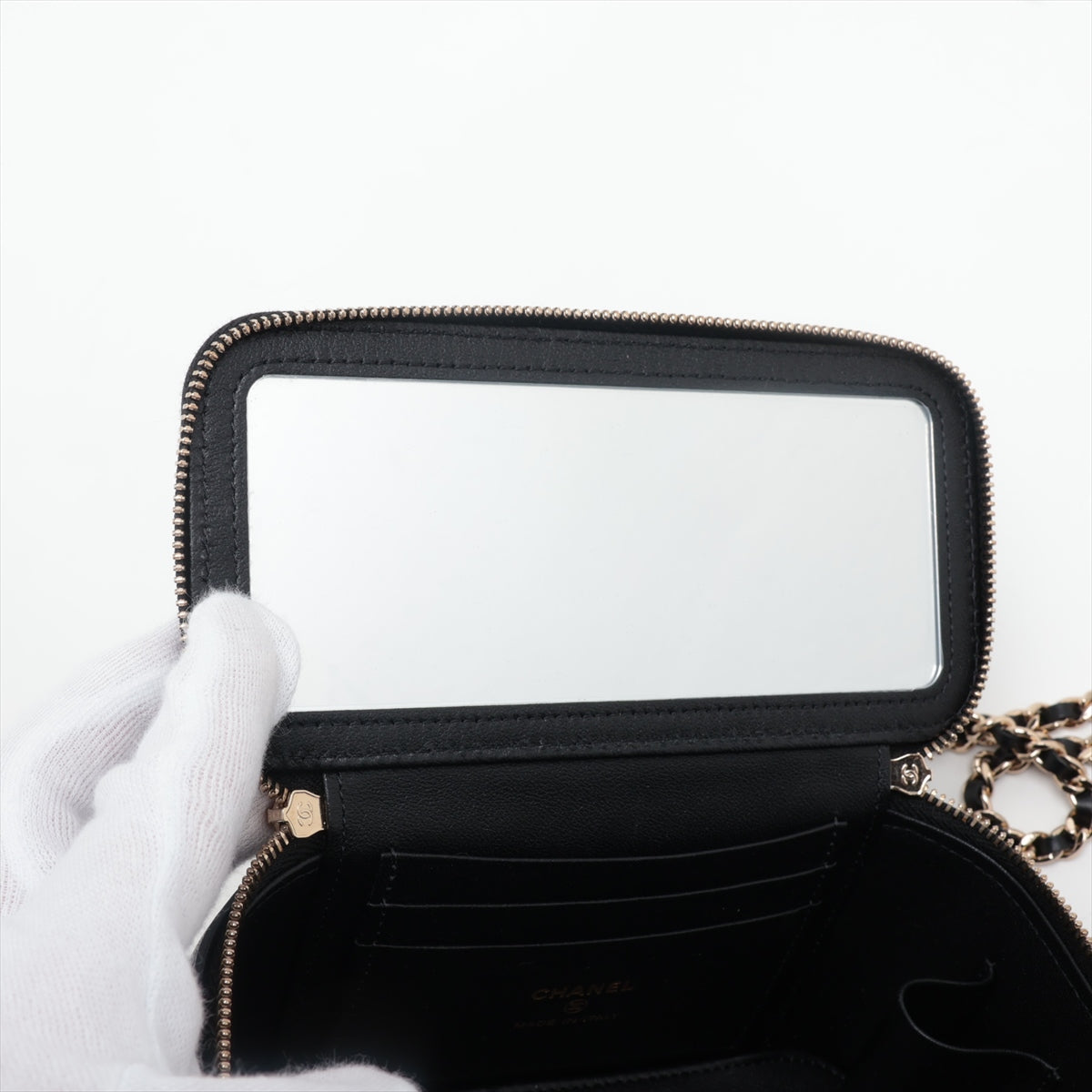 Chanel Matrasse 2WAY Shoulder Bag Vanity Black G