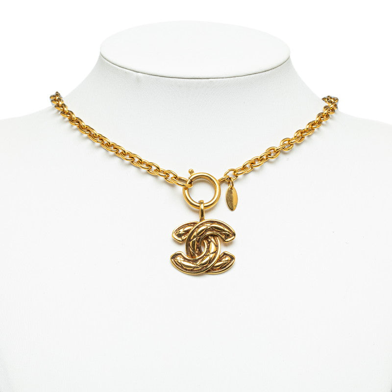 Chanel Vintage Matrasse Coco Necklace G Chanel