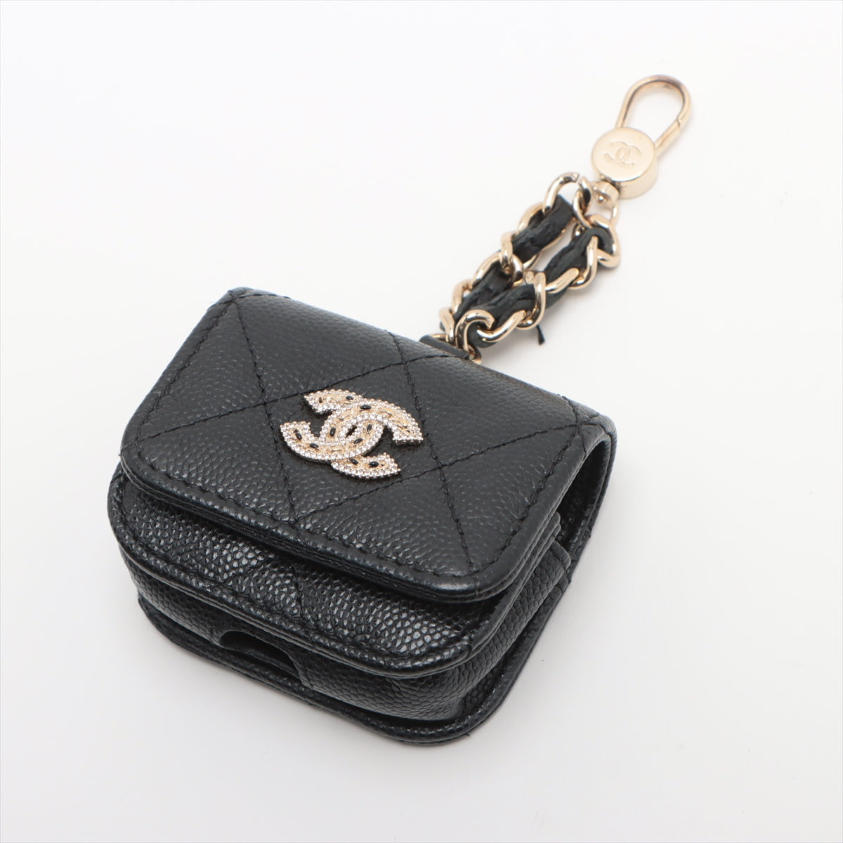 Chanel Matrasse Caviar S Chain Shoulder Bag Phone Case Black G 32rd