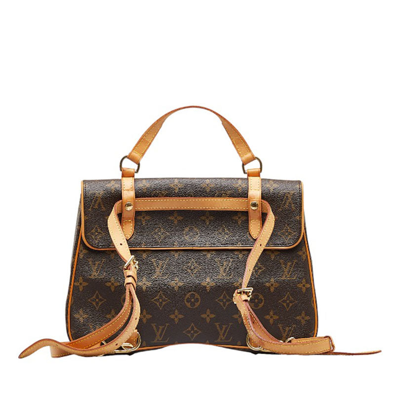 Louis Vuitton Monogram M51158 Daypack PVC/Leather Brown