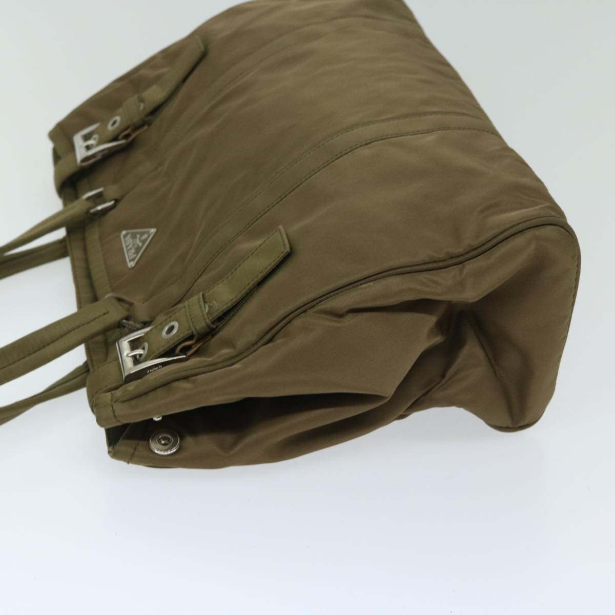 PRADA Tote Bag Nylon Brown Auth ac2818