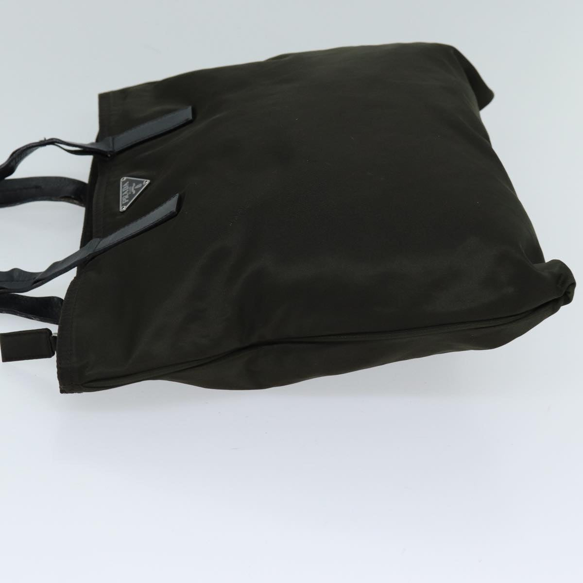 PRADA Tote Bag Nylon Khaki Auth ac2957