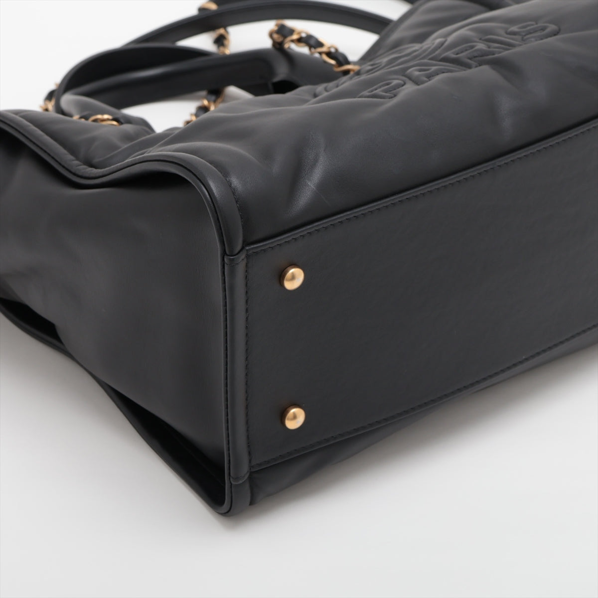 Chanel Deauville MM Chantrot Bag Black G
