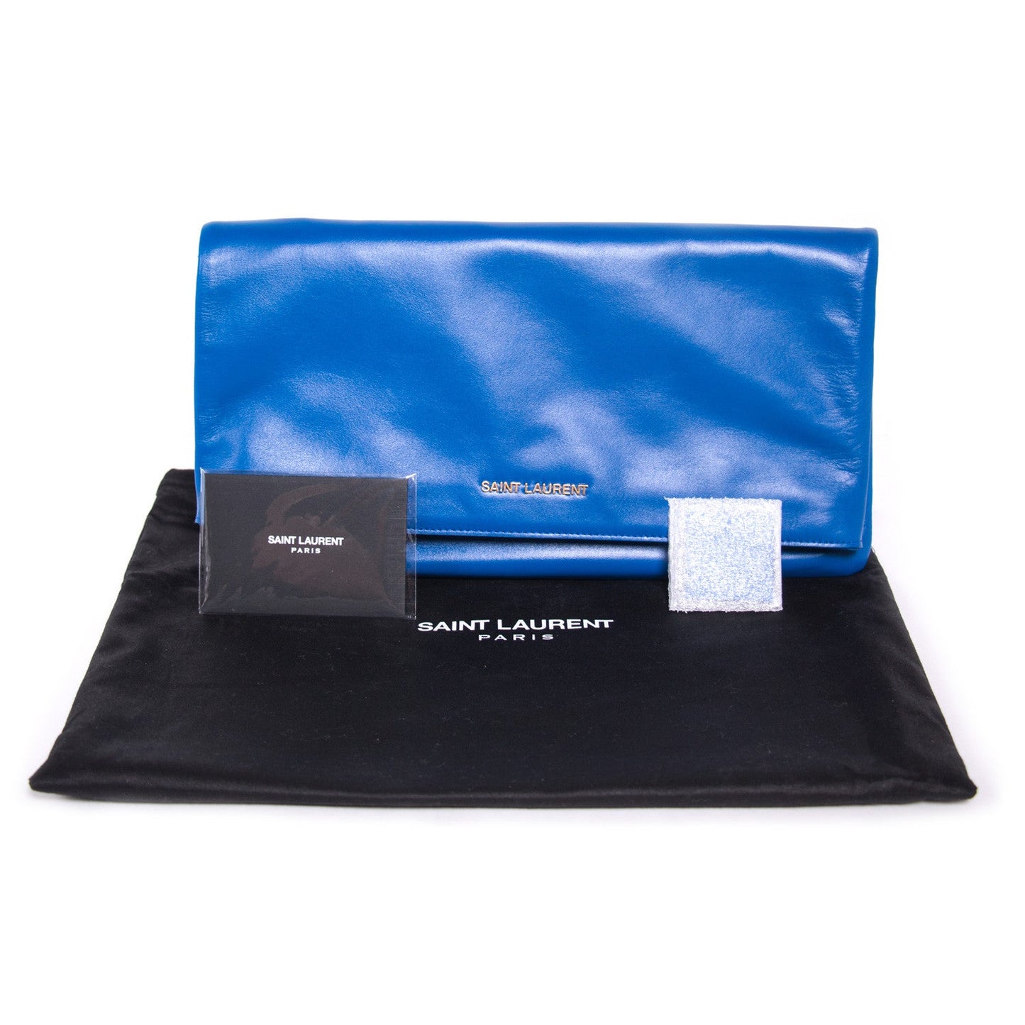 Saint Laurent Letters Fold-Over Clutch