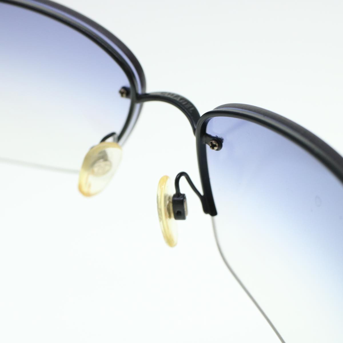 CHANEL Sunglasses Black 4117-B CC Auth am4324