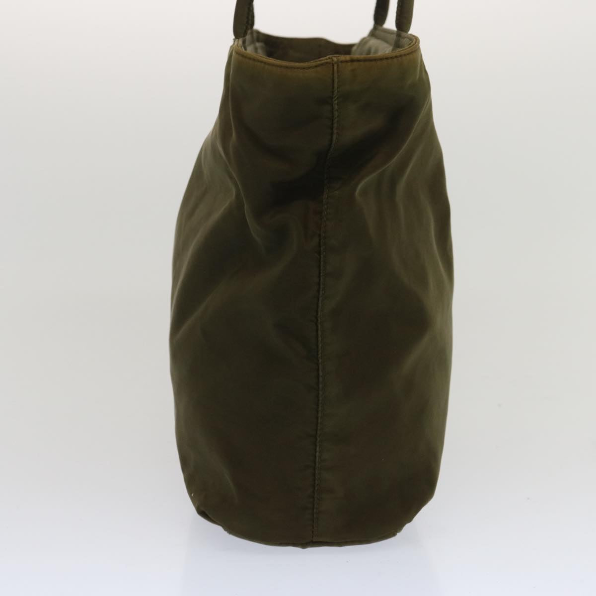 PRADA Tote Bag Nylon Khaki Auth ar11453B