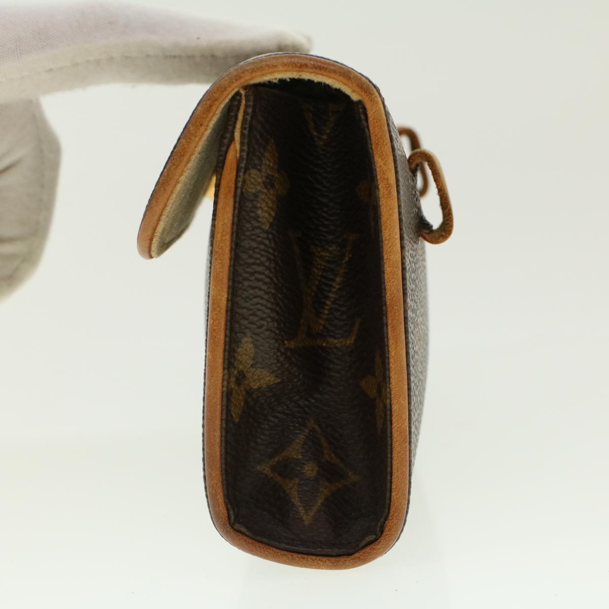 LOUIS VUITTON Monogram Pochette Florentine Waist bag M51855 LV Auth ar9316B