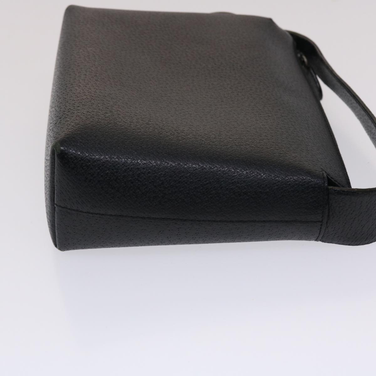 GUCCI Hand Bag Leather Black ar9996