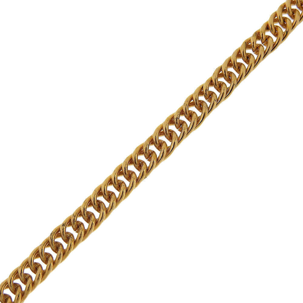 Chanel Coco Mark Necklace Pendant Plated
