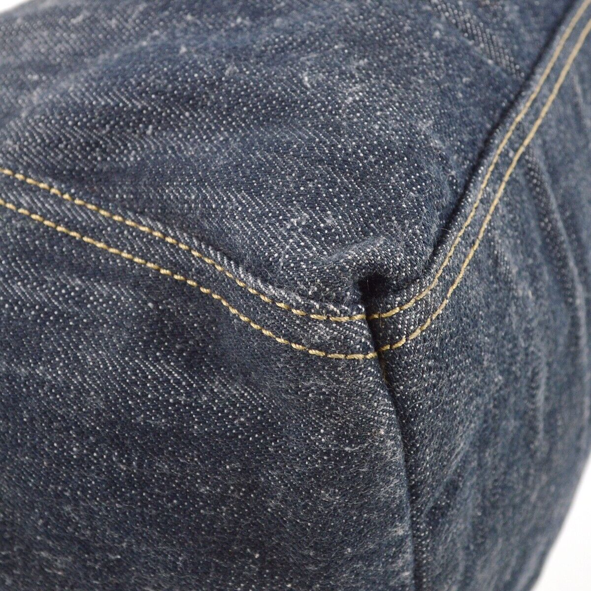 Chanel Blue Denim Coco Cabas Tote