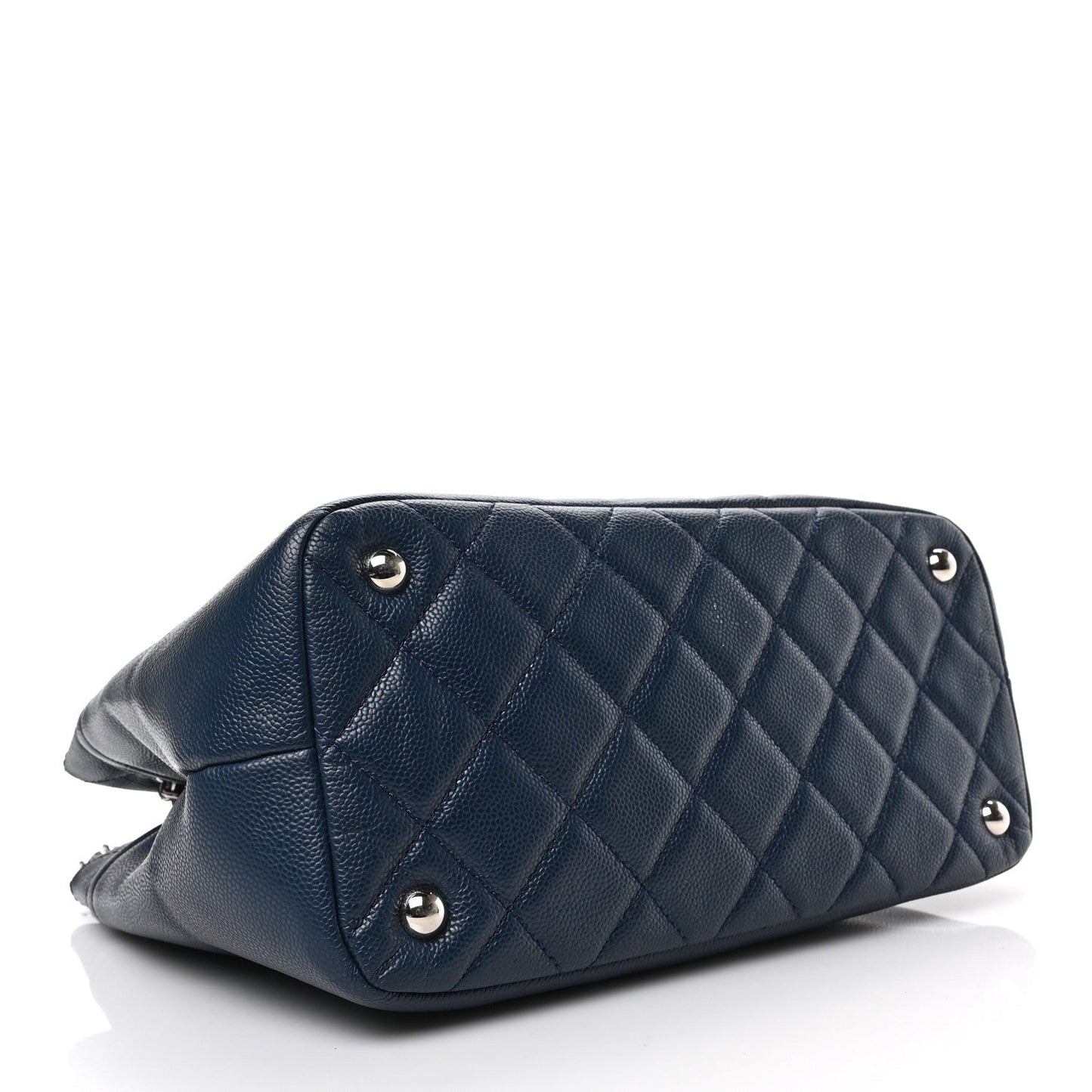 Chanel Caviar Timeless Cc Soft Tote Navy