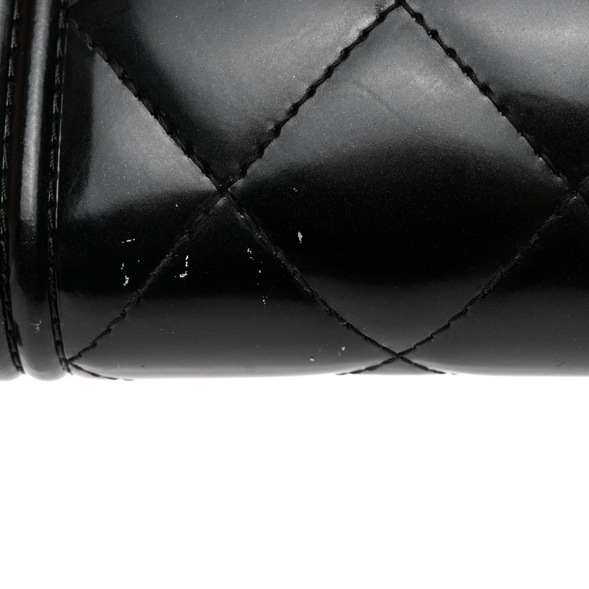 Chanel Patent Calfskin Quilted Boy