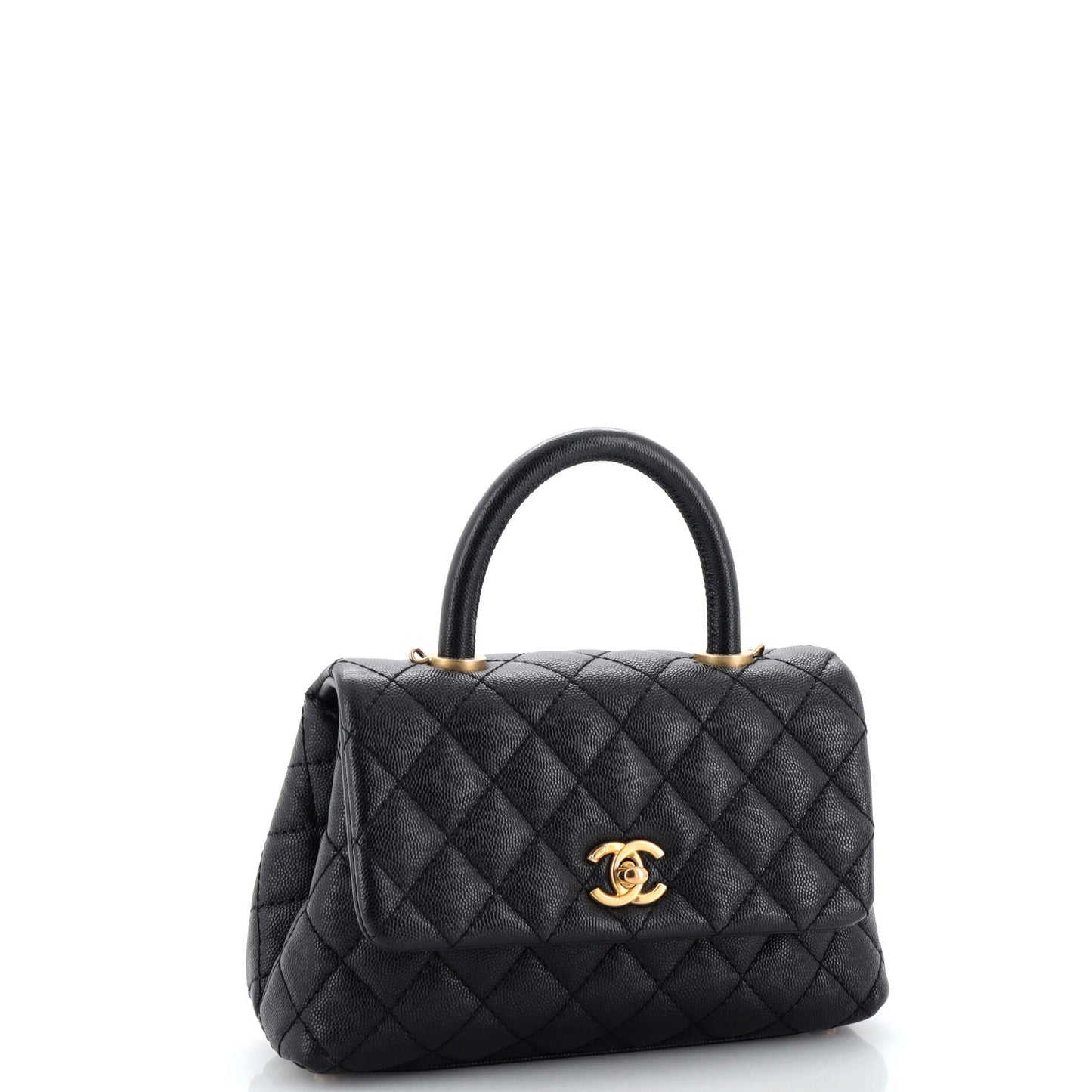 Chanel Coco Top Handle Bag Quilted
