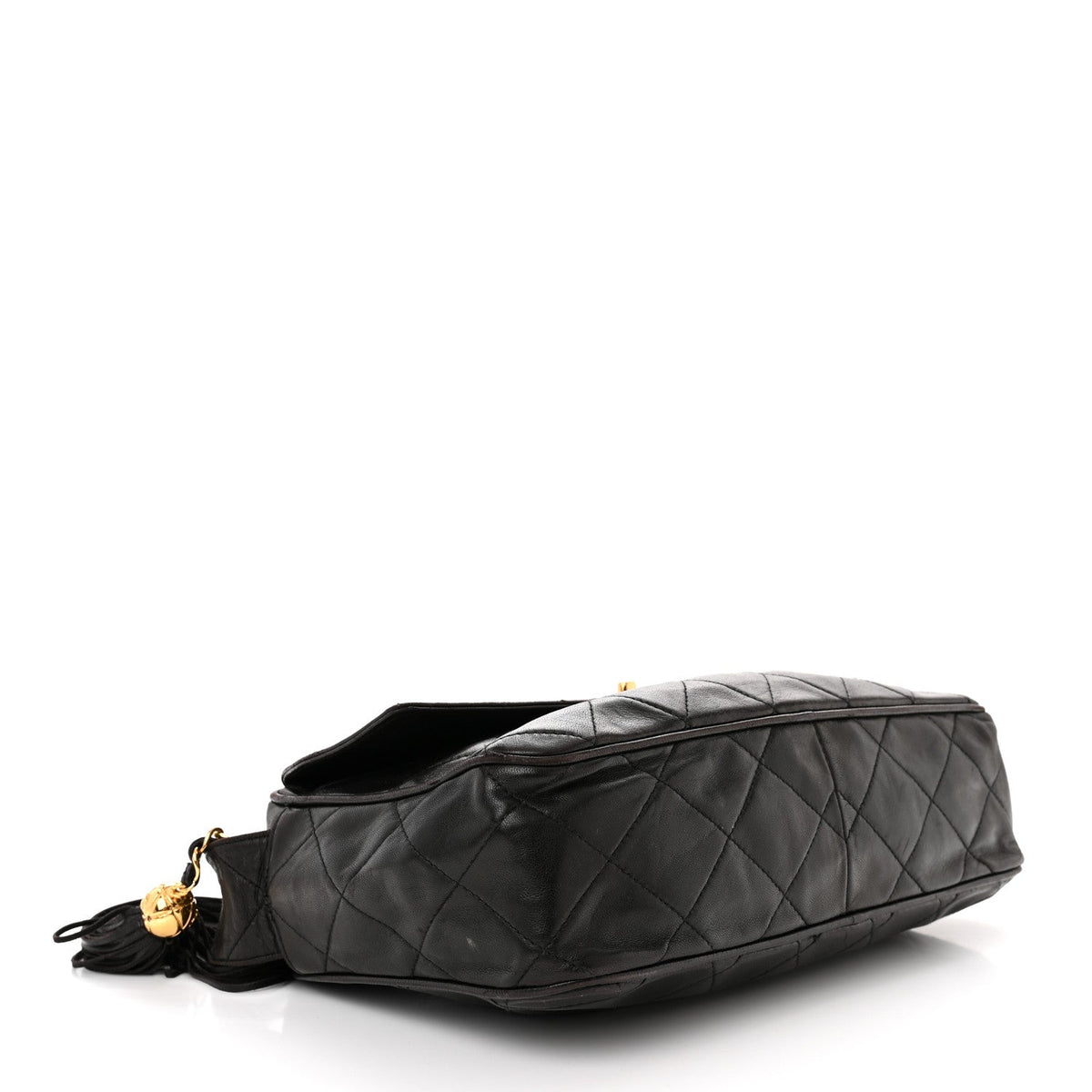 Chanel Lambskin Quilted Tassel Camera