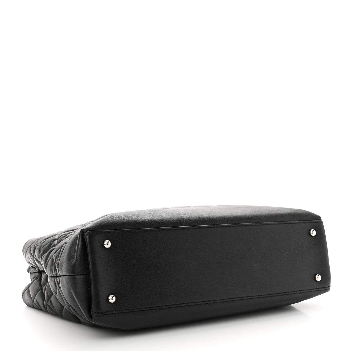 Chanel Aged Calfskin Quilted Be Cc Tote