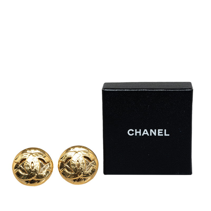 Chanel Vintage Coco Big Stitch Earring G Chanel
