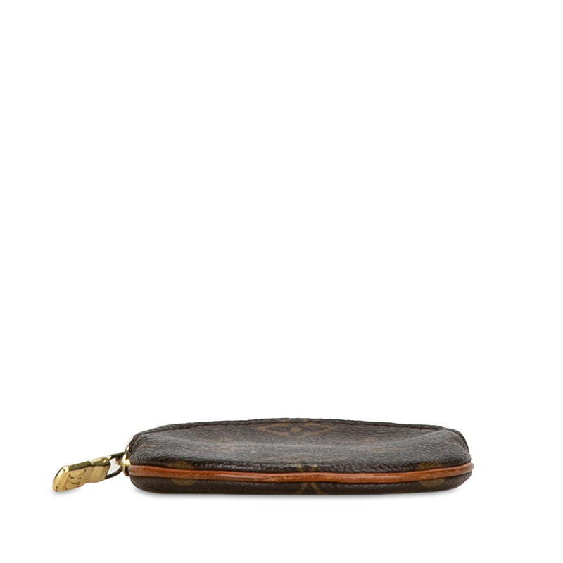 Louis Vuitton Monogram Portemoney Ron Coin Case M61926 Brown PVC Leather Louis Vuitton