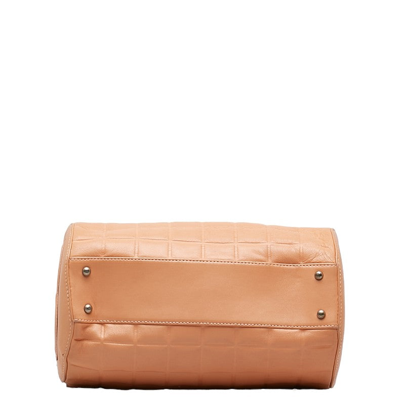 Chanel Chocolate Bar Cocomark Handbags Mini Boston Bag Pink CHANEL