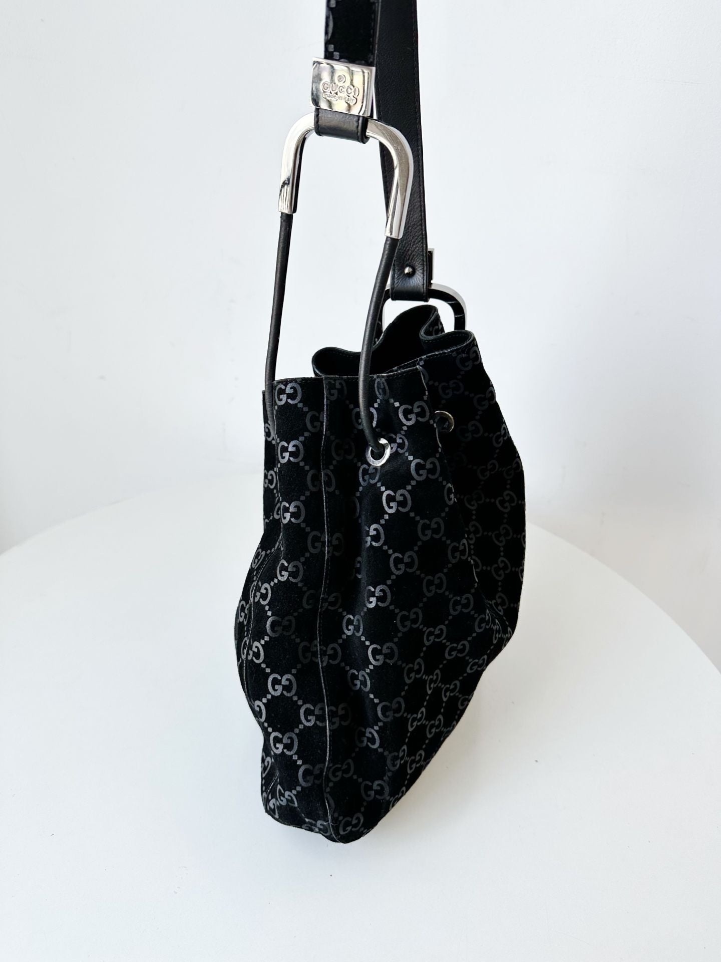 Gucci suede bag black **cm