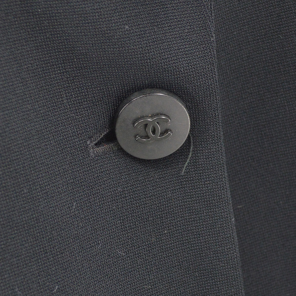 CHANEL 1998 Cruise #44 Single Breasted Jacket Black
