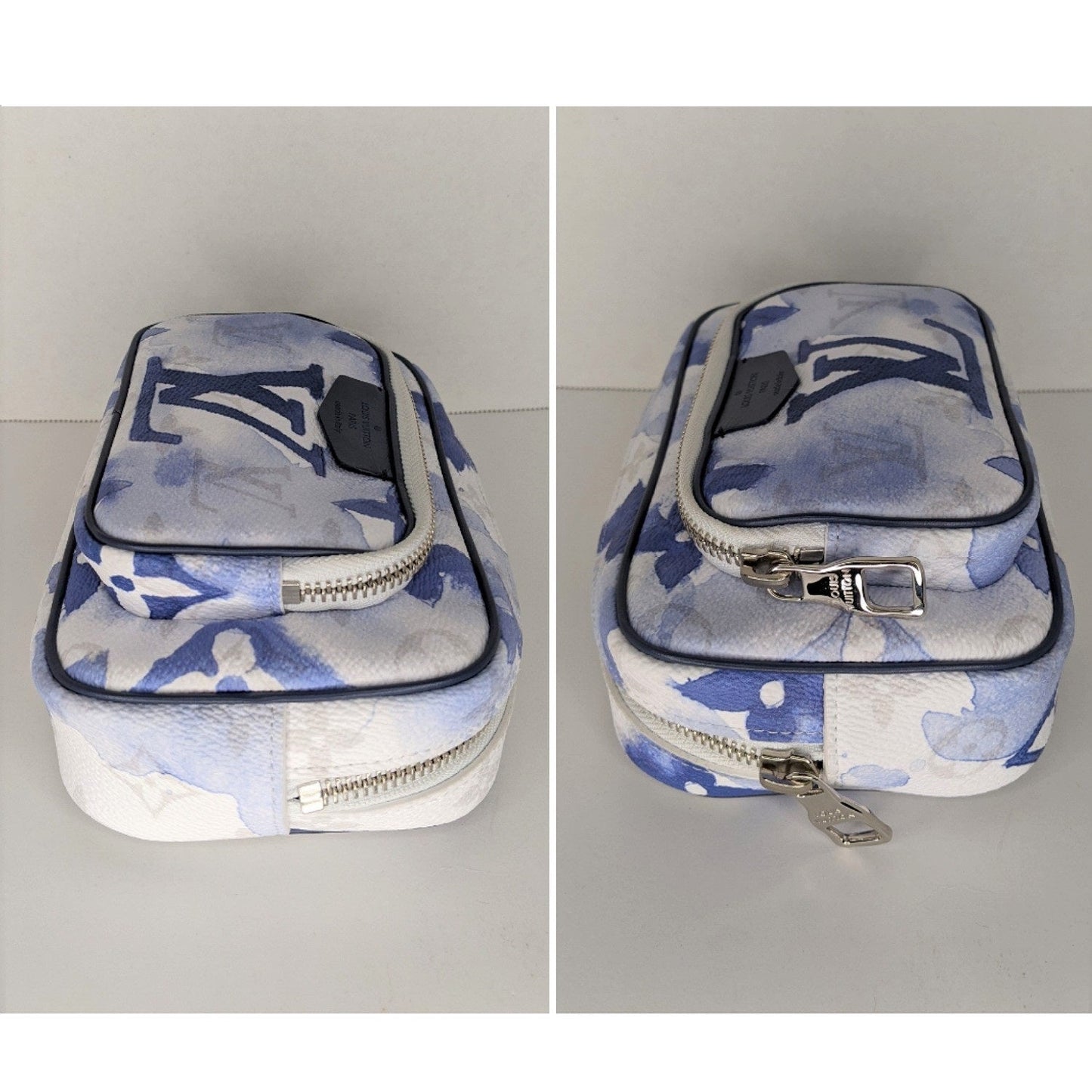 Louis Vuitton Monogram Watercolor Outdoor Pouch Blue Unisex
