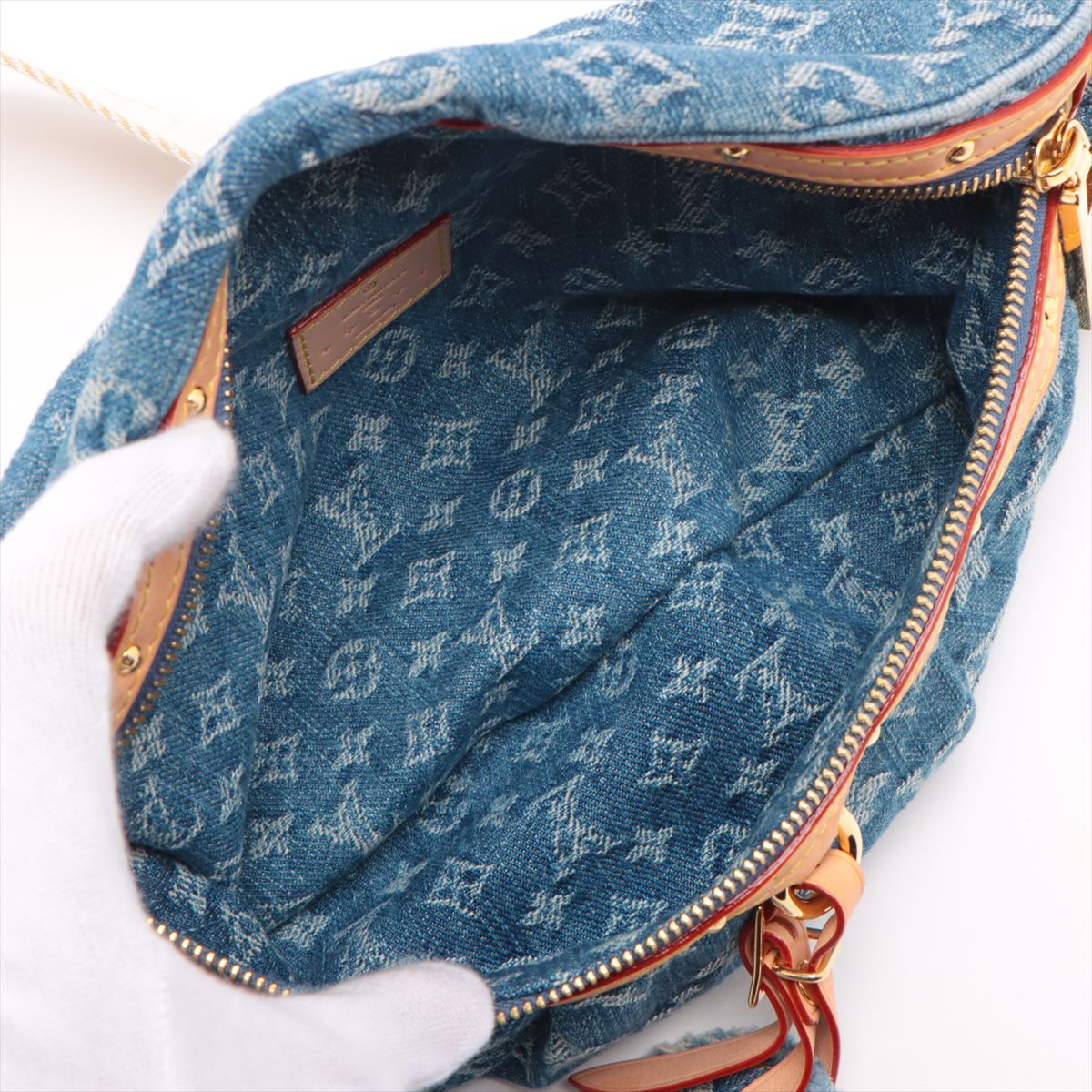 Louis Vuitton Monogram Denim High Rise M46837