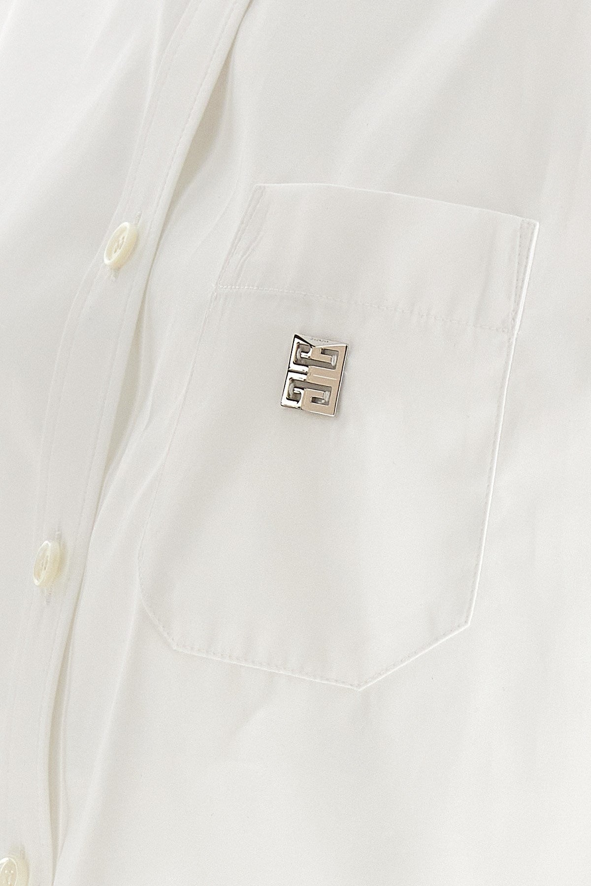 Givenchy Women Cropped Logo Shirt