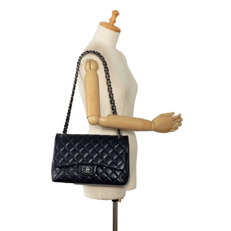 Chanel Matrases Coco Chain Shoulder Bags Navy Caviar S Chanel