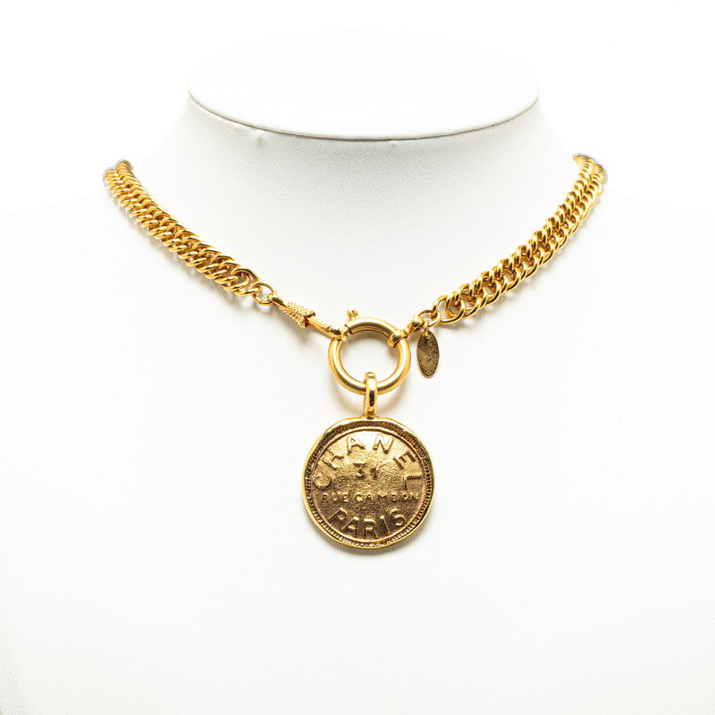 Chanel RUE CAMBON 31 Medal Necklace G Chanel
