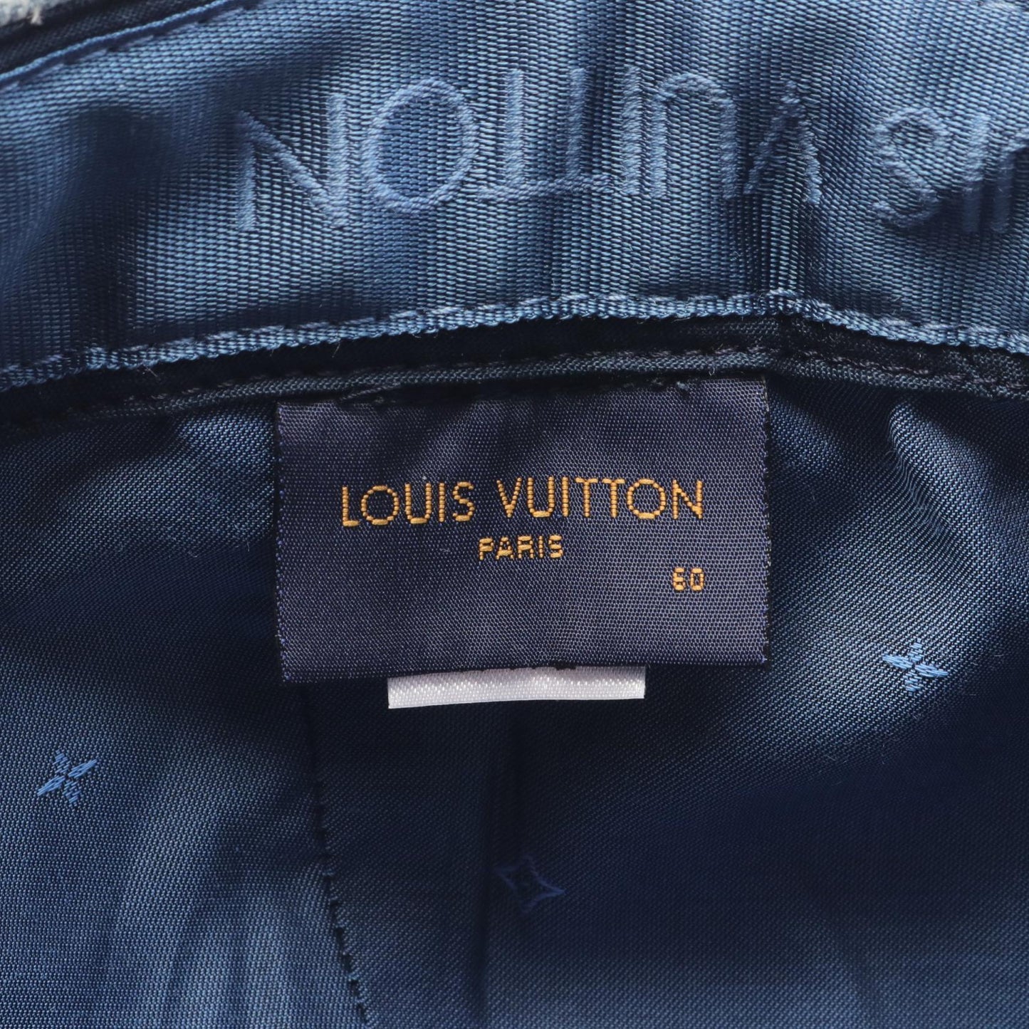 Louis Vuitton Denim Leather Monogram Cap