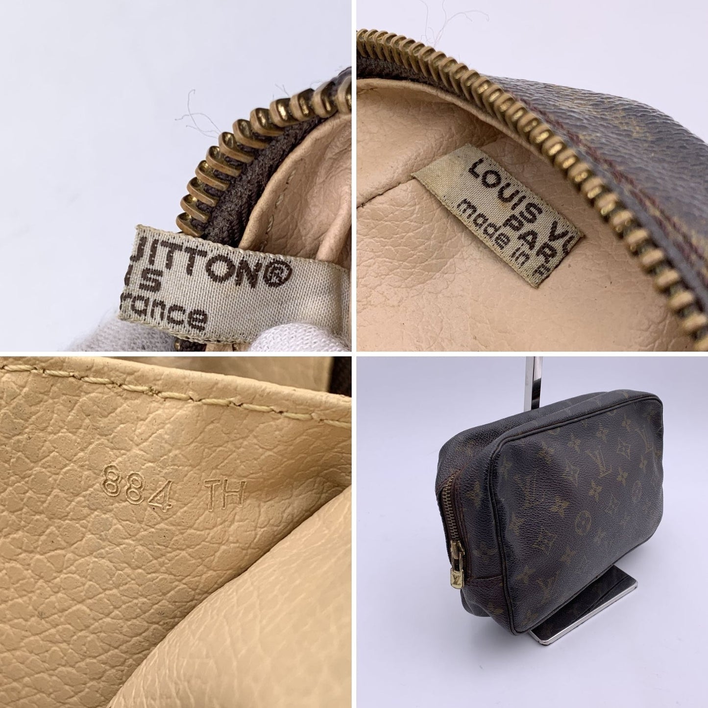 LOUIS VUITTON Louis Vuitton Clutch Bag Vintage Trousse de Toilette