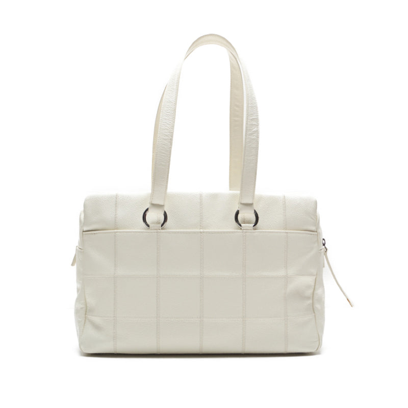 CHANEL CHOCOLATE BAR LOGO MARKING ULTRASETCH BOSTON TORTBACK CABIAS SKIN BLACK (Silver G) HANDBACK LADY BAG HYBRAND ( Ship) HYBRAND SHOP ONLINE SHOP