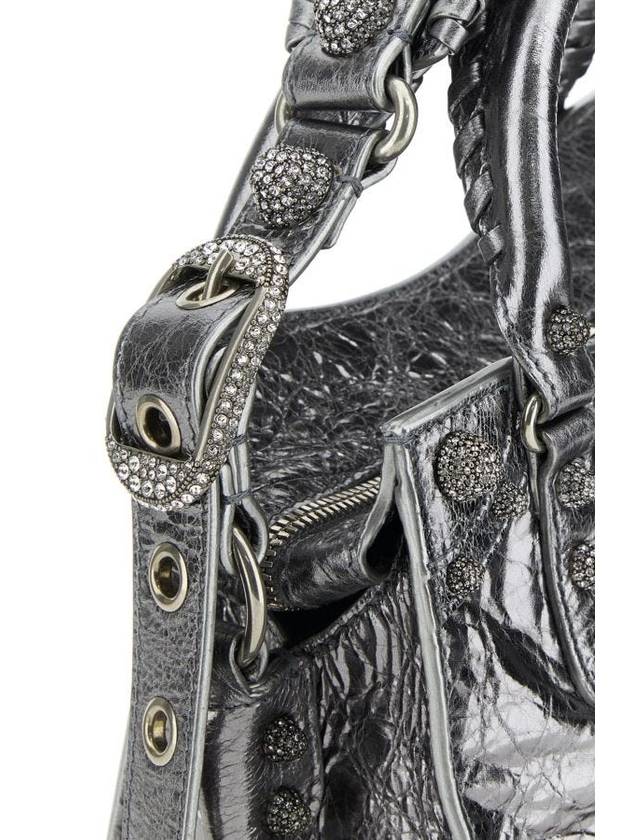Luxury Balenciaga Neo Cagole XS Shoulder Bag Silver