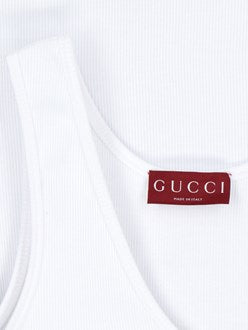 Gucci Women Logo Print Tank Top