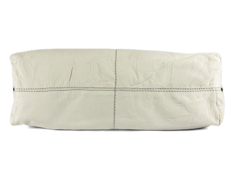 Chloé White and Chocolate Tekla Tote